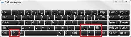 Windows Keyboard